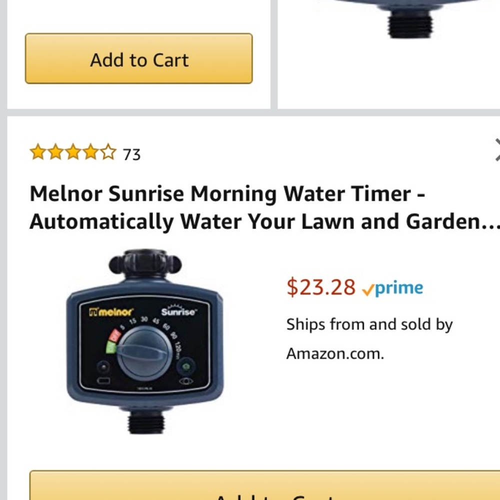 Timer for water sprinkler